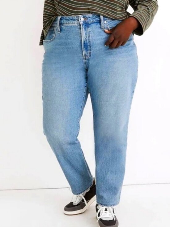 Madewell Denim - Madewell Women's Curvy '90s Straight Size 22W Plus Casual Boho